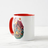 Happy Camper Toddler Tシャツ(7) マグカップ (正面左)