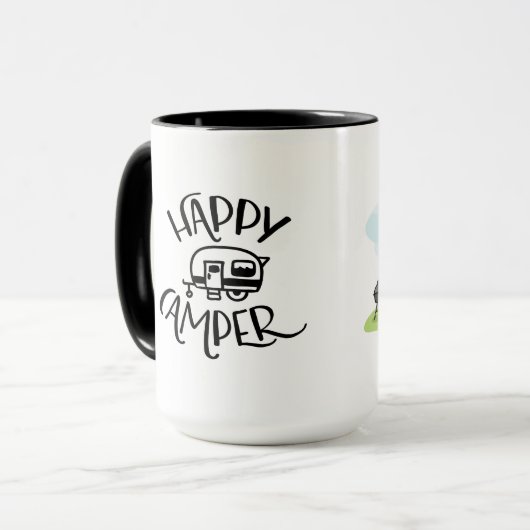 Happy Camper Trailer マグカップ (正面左)
