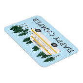 HAPPY CAMPER VANLIFE RVing Motorhome Tree マグネット (右側)