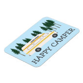 HAPPY CAMPER VANLIFE RVing Motorhome Tree マグネット (左側)