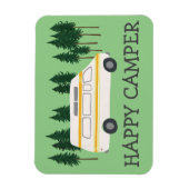 HAPPY CAMPER VANLIFE RVing Motorhome Tree マグネット (縦)