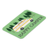 HAPPY CAMPER VANLIFE RVing Motorhome Tree マグネット (左側)