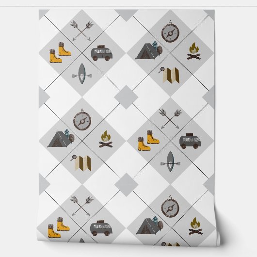 Happy Camper Wallpaper 壁紙 (ほどく)