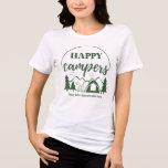 Happy Campers Bachelorette Green T-Shirt トライブレンドＴシャツ<br><div class="desc">Get ready for an unforgettable bachelorette weekend with our Happy Campers Bachelorette Green T-Shirt! Perfect for a fun-filled getaway, this stylish tee features a playful design that's ideal for any outdoor adventure. Whether you're hiking, lounging by the fire, or partying under the stars, this shirt is the ultimate way to...</div>