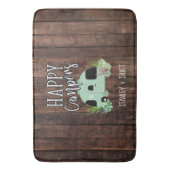 Happy Campers, Camping, RV, Motorhome，トレーラー バスマット (正面縦)