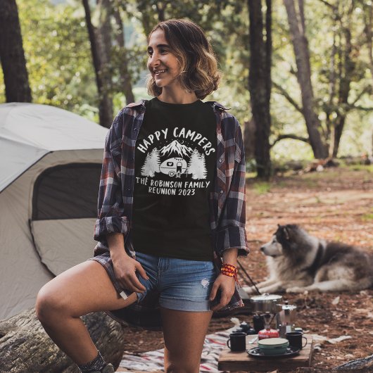 Happy Campers Family Reunion Tシャツ
