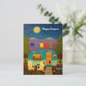 Happy Campers Trailerの背景 ポストカード (スタンド正面)