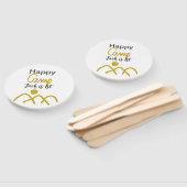 Happy camping camper one birthday kids golden sun ハンドファン (組立なし)