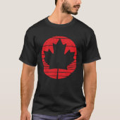 Happy Canada Day Canadian Canada Flag Maple Leaf   Tシャツ (正面)