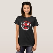 Happy Canada Day Canadian Canada Flag Maple Leaf   Tシャツ (正面フル)
