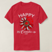 Happy Canada Day Funny Maple Leaf Canada Day Sunfl Tシャツ (デザイン正面)