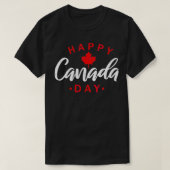 Happy Canada Day  Funny Maple Leaf Canadian Flag K Tシャツ (デザイン正面)
