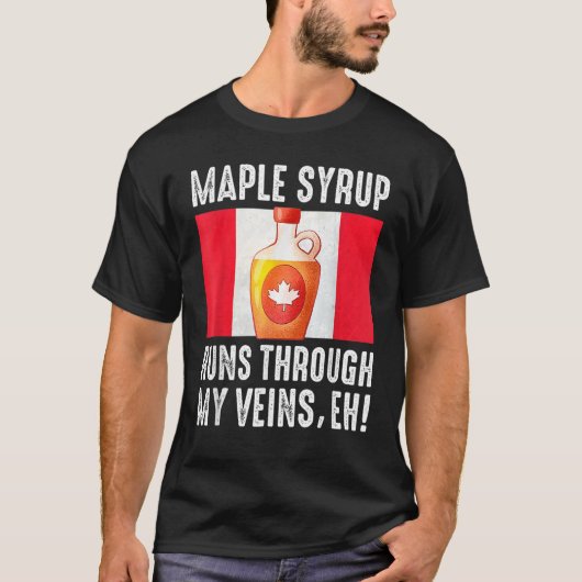 Happy Canada Day Maple Syrup Maple Tree Tapping Me Tシャツ (正面)