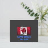 Happy Canada Day Postcard ポストカード (スタンド正面)