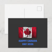 Happy Canada Day Postcard ポストカード (正面/裏面)
