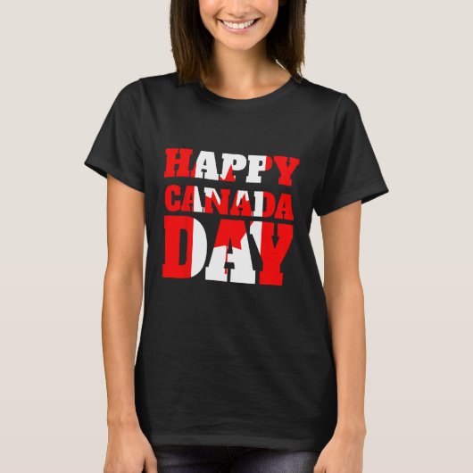 Happy Canada Day Pride Ottawa Canada Est. 1867 Sou Tシャツ (正面)