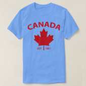 Happy Canada Est Tシャツ (デザイン正面)