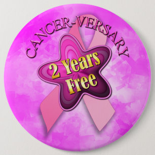 Happy Cancer-versary 缶バッジ