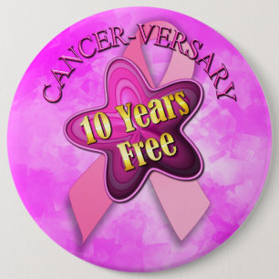 Happy Cancer-versary Pinbackボタン 缶バッジ