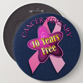 Happy Cancer-versary Pinbackボタン 缶バッジ (正面&裏面)