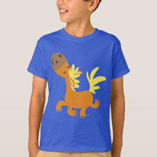 Happy Cartoon Pony Kids Tシャツ