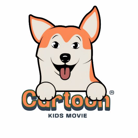 Happy Cartoon Pup Tシャツ