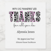 Happy Case Management週間 ワインラベル (シングルラベル)