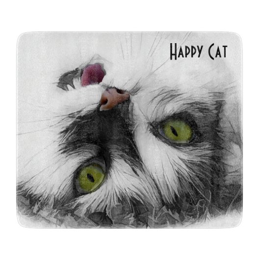 Happy Catのカスタマエレガントイズ カッティングボード (正面)