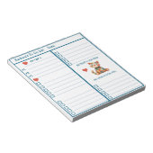 Happy Catパーソナライズされたプランナー ノートパッド (アングル)