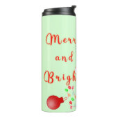 Happy Cat 遊 With LED Light |かわいいクリスマス タンブラー (回転左)