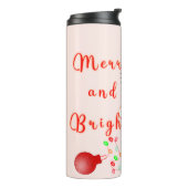 Happy Cat 遊 With LED Light |かわいいクリスマス タンブラー (回転左)