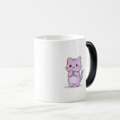 Happy Cat Cute Cartoon Character モーフィングマグカップ (正面右)