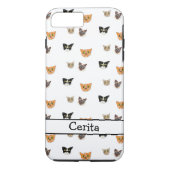 Happy Cat Heads – パターン Case-Mate iPhoneケース (裏面)