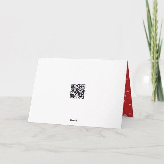 Happy Cat In a Valentine Candy Heart Box カード (裏面)