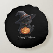 Happy Cats Halloween ラウンドクッション (裏面)