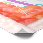 HAPPY Celebrations Cakes Candles Candels ポスター (角)