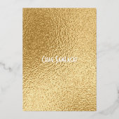 Happy Chanukah Chatter 箔シーズンカード (裏面)