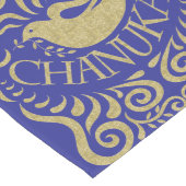 Happy Chanukah Time ロングテーブルランナー (コーナー)