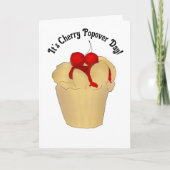 Happy Cherry Popover Day カード (正面)