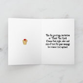 Happy Cherry Popover Day カード (内部)