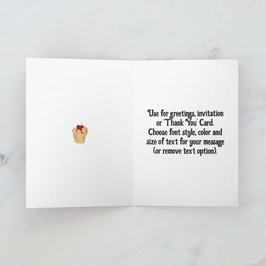 Happy Cherry Popover Day カード (内部)