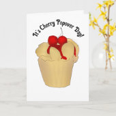 Happy Cherry Popover Day カード (黄色い花)