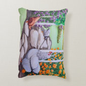 Happy Chicken Garden  アクセントクッション (裏面(縦))