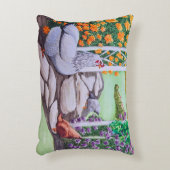 Happy Chicken Garden  アクセントクッション (正面(垂直))