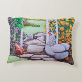 Happy Chicken Garden  アクセントクッション (裏面)