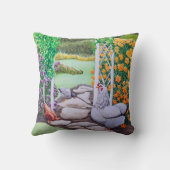 Happy Chicken Garden クッション (裏面)