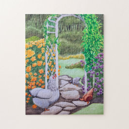 Happy Chicken Garden  ジグソーパズル