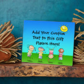 Happy Children 遊 in Sun, Kidsアウトドア フォトプラーク (側面)