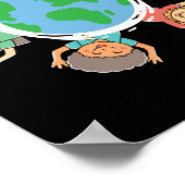 Happy Children - Environmental Protection Earth Da ポスター (角)