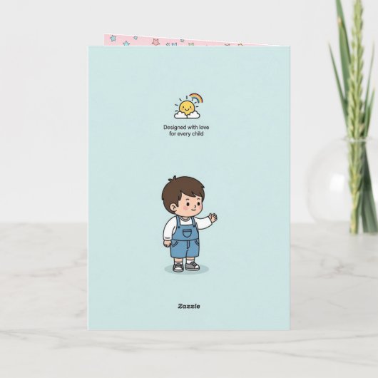 Happy Children's Day Greeting Card カード (裏面)